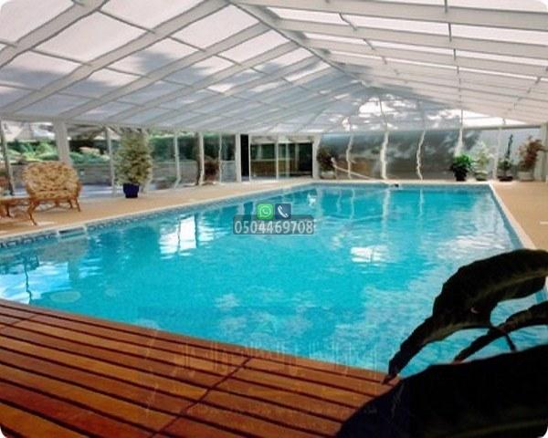 خطوات تركيب مظلات المسابح