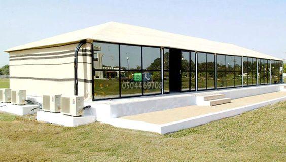 خطوات تركيب بيوت شعر ومجالس خارجية