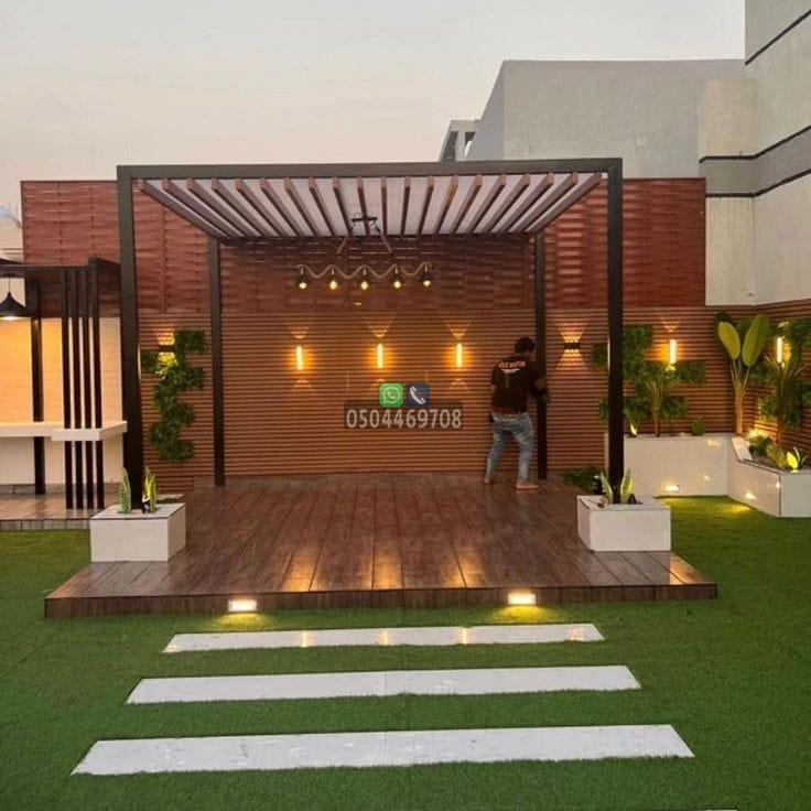 برجولات حدائق خشبية