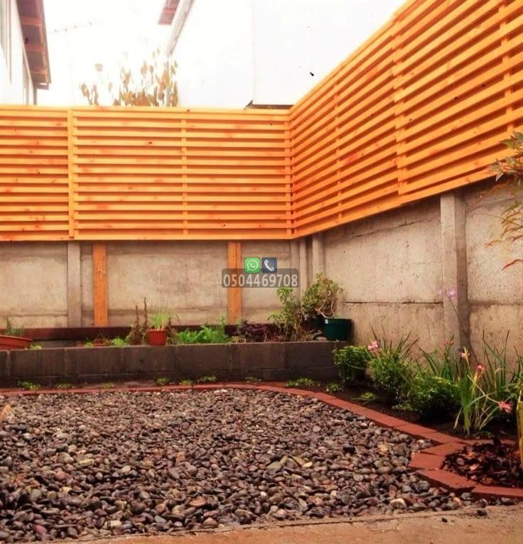 سواتر خشبية للحدائق