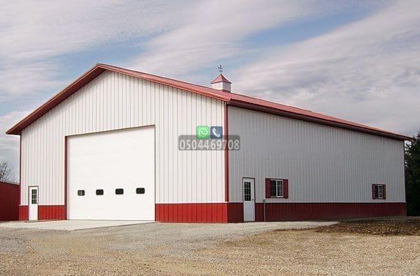 خطوات تركيب الهناجر والمستودعات