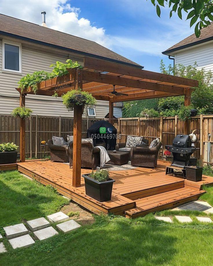 البرجولات الخشبية في الرياض