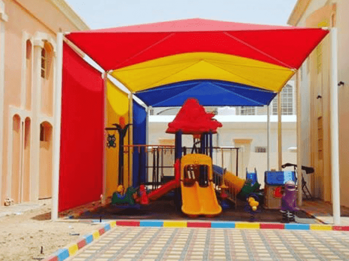 مظلات وسواتر جدة مظلات مدراس وملاعب اطفال جدة