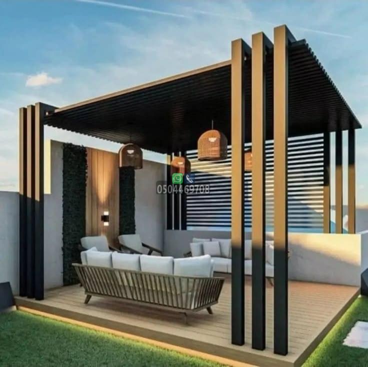 مميزات برجولات الحدائق