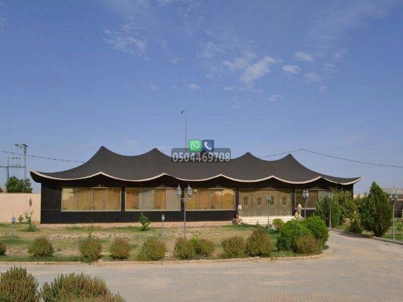 مراحل تنفيذ بيوت الشعر الملكية